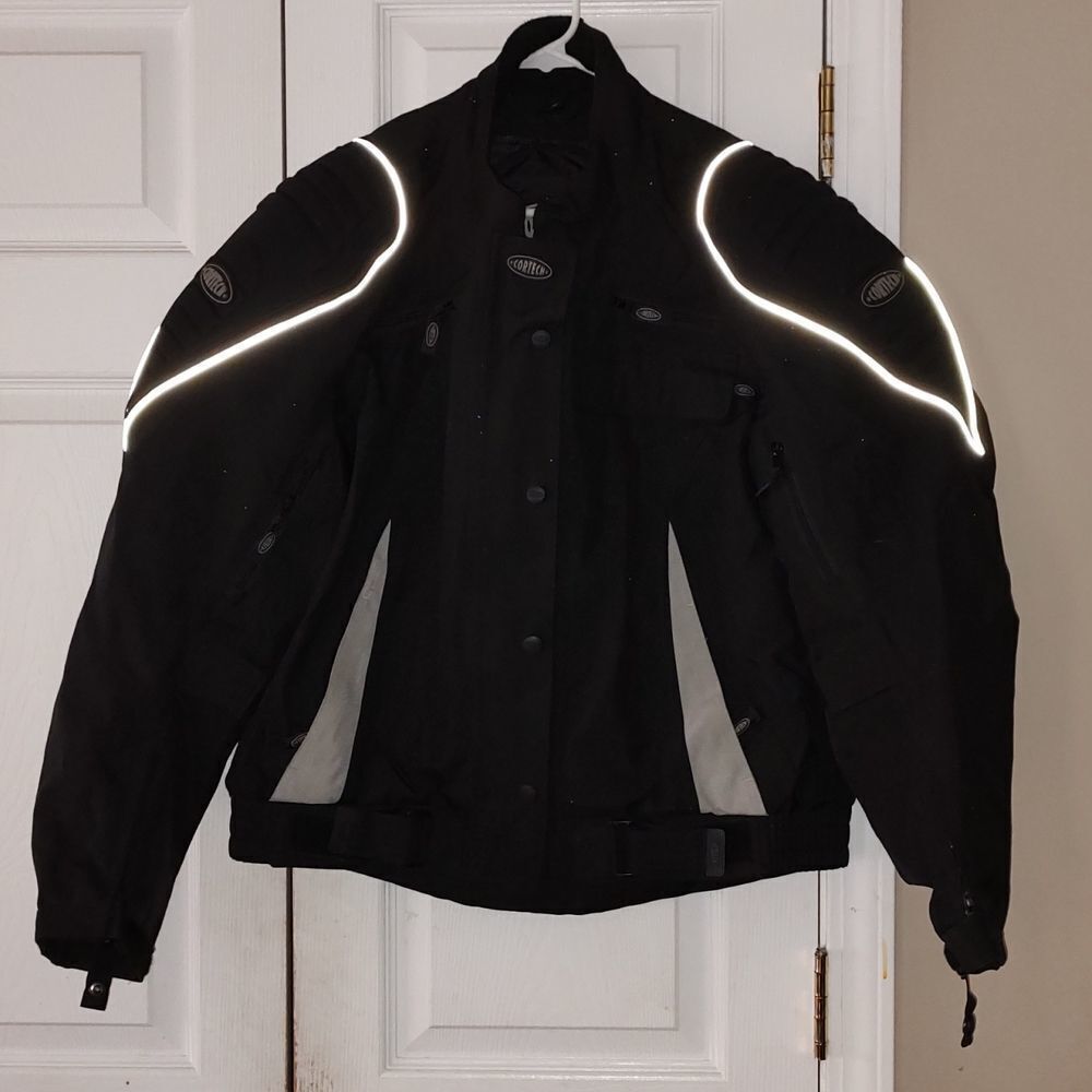 Ladies Cortech Fusion by TourMaster  Padded Motorcycle Jacket  Sz L (12-14)